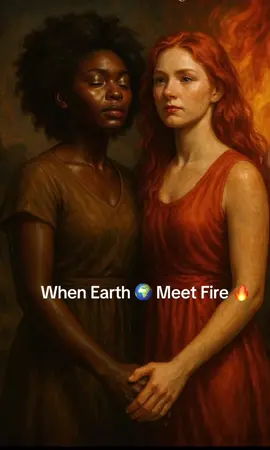 When earth 🌍 meet fire 🔥 #gingerhair #ginger #blacks #gingerhairblackgirl 