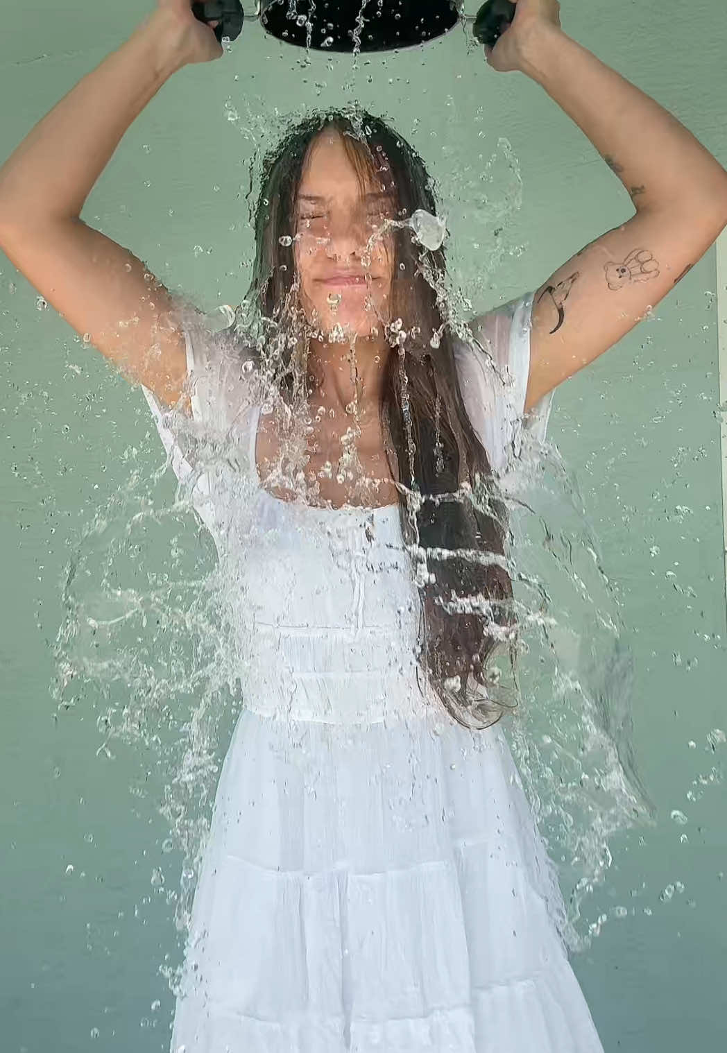 Just as cold as I remember it #icebucketchallenge #usc #speakyourmind #MentalHealth #anxiety #awareness #challenge @Nicole Skirts @girthmasterr 