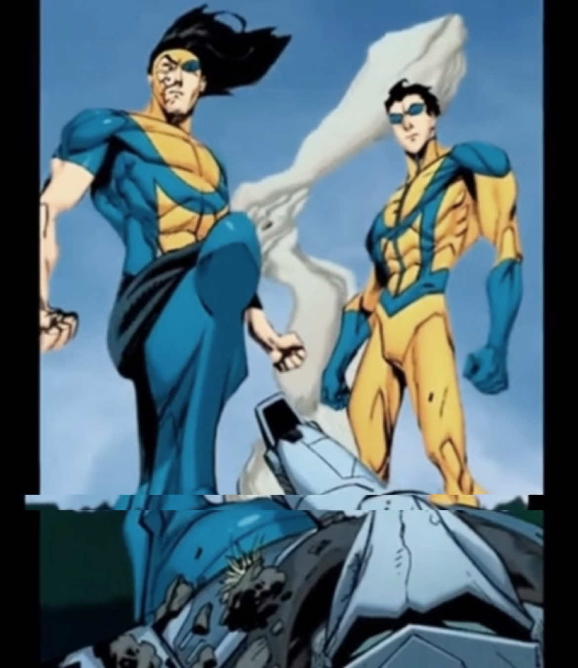 Tracksuit mark and long hair mark edit ##invincible##invincibleseason3##invinciblecomic##fypシ##invincibleedit##techjacket
