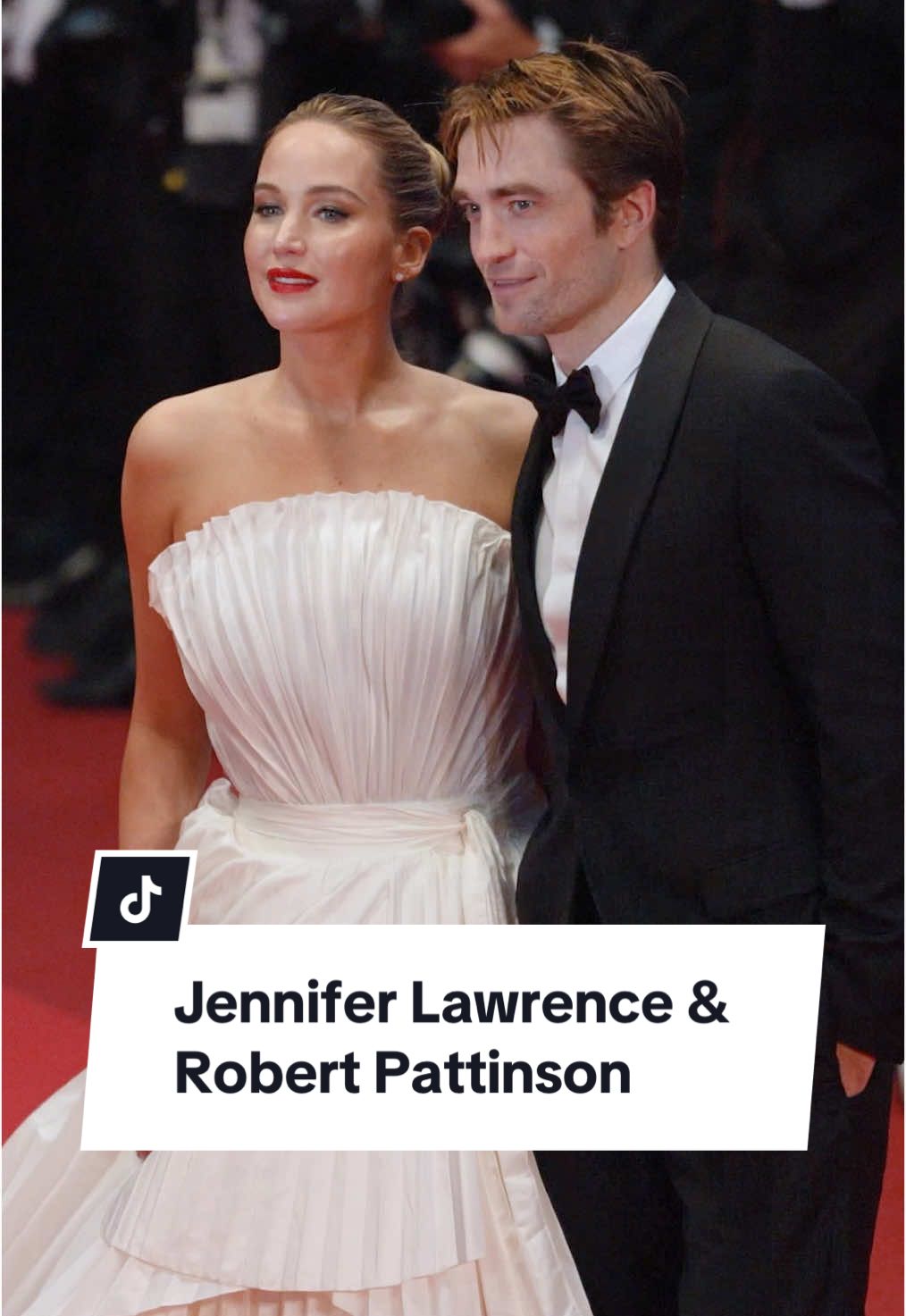 #RobertPattinson is a dream partner on the red carpet 🥹#jenniferlawrence #cannes #cannesfilmfestival 
