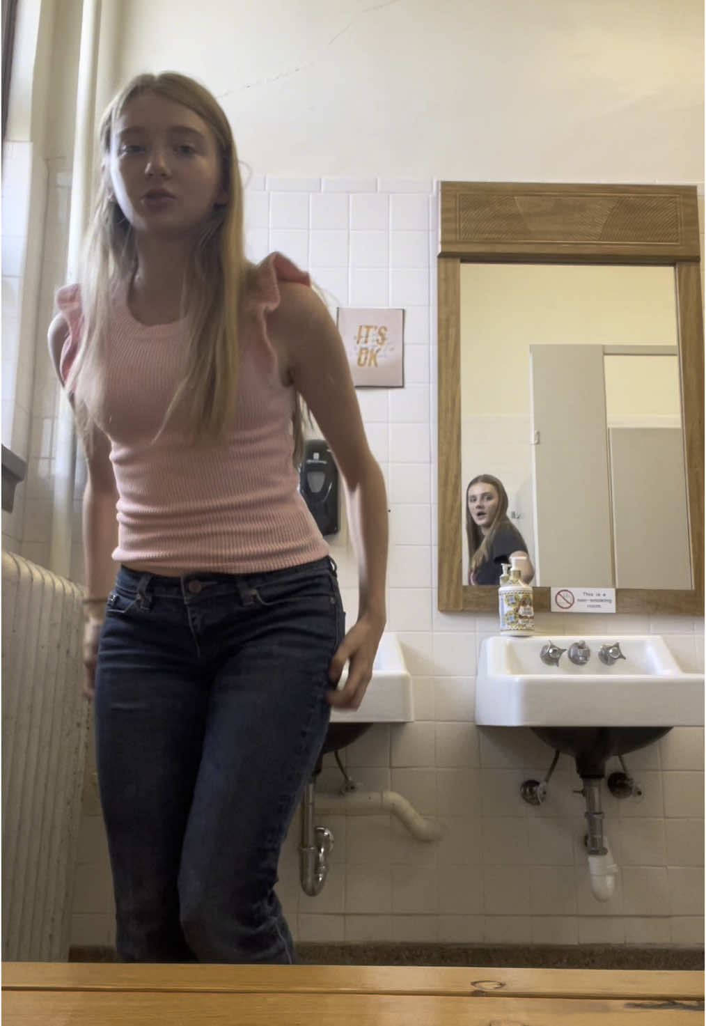 New location? We only have 4 days of finals left!!! #asmr #asmrschool #asmrfitcheck #fyp #tapping 