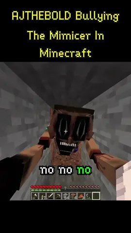 AJTHEBOLD Bullying The Mimicer In Minecraft #AJTHEBOLD #TheMimicer #MinecraftFunny #BossFightMinecraft #MinecraftMods #viral #trending #foryoupage #foryou #fyp #funny #followme 