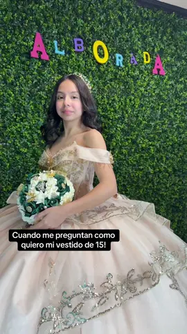 Come find your dream dress at Alborada! #dresses #fypシ #quinceañera #sweet16 #golddress #princess #dresstoimpress  #tiara #boquet #elegance 
