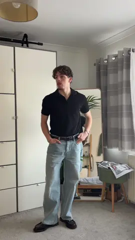 black polo > #fyp #fashion #fashiontiktok #styleinspo #inspooutfit 