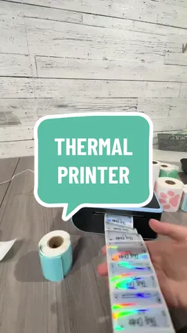 ✨This thermal printer is a perfect addition to your small business! No more wasting money on ink and/or remembering to order it! ✨It's small and compact! You can use various size, color, and shape labels. I am so glad I upgraded and got this one that is Bluetooth enabled. No need to attach a USB cord and you can also print from your phone, etc. @Jadens printer  #creatorsearchinsights #thermalprinter #SmallBusiness #shippinglabelprinter #printer #portableprinter #businessowner #jadens #smallbusinessowner #tiktokshoprestock #TikTokShopSummerTurnUp #tiktokshopcreatorpicks