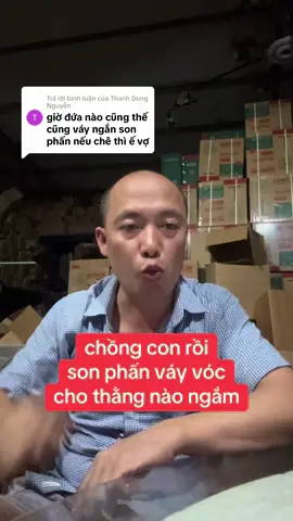 Trả lời @Thanh Dung Nguyễn có chồng bớt áo thay vai bớt màu trang điểm kẻo trai nó lần 