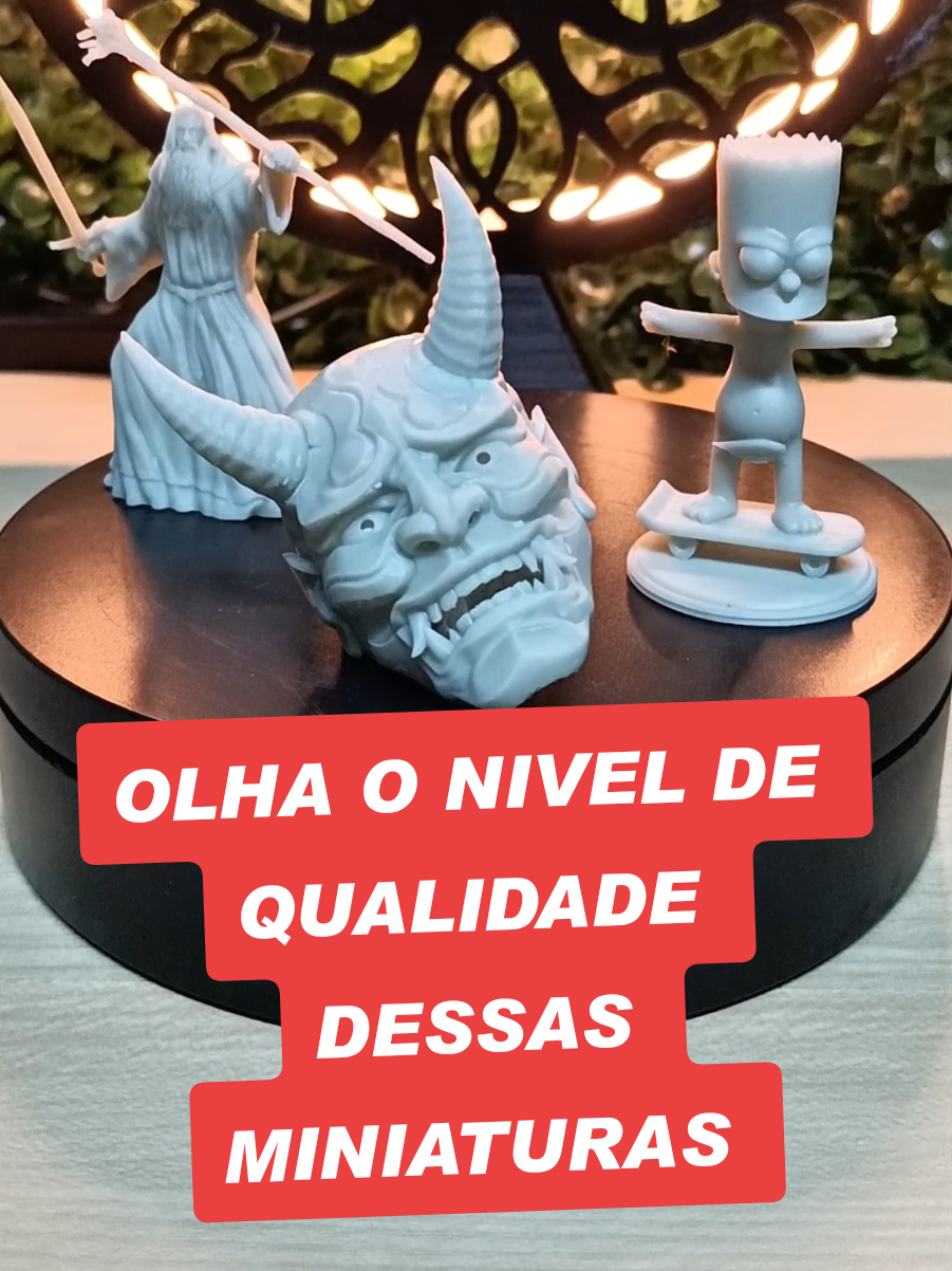 ✨ Miniaturas 3D Incríveis Feitas em resina: Máscara Oni, Bart Simpson e Gandalf! ✨  Quer miniaturas super detalhadas feitas em resina? Neste vídeo, eu revelo como é um pouco do processo de impressão 3D de resina, onde eu fiz miniaturas incríveis de 6 cm perfeitas para quem quer colecionar . . . #Miniaturas3D #Impressora3DFDM #ActionFigures3D #MascaraOni3D #BartSimpson3D #Gandalf3D #Impressão3D #VendaMiniaturas #Modelos3D #geekkomodo #ActionFigures #BartSimpson #Gandalf #MascaraOn #impressãoderesina #FiguraDeAção #CulturaGeek #ActionFigureCollector #ToysCollector #GamerColecionador #NerdStore #3DPrint #GamerLife #Estatueta #LojaGeek #DecoraçãoGeek #Personagem3D #GiftForGeek #PresenteGeek #VitrineGeek 