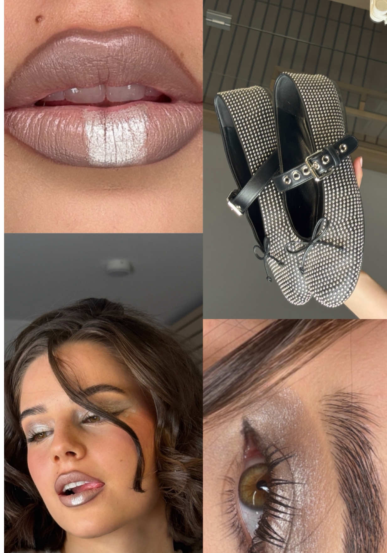 day 15 of matching my makeup to a fashion piece 🩰