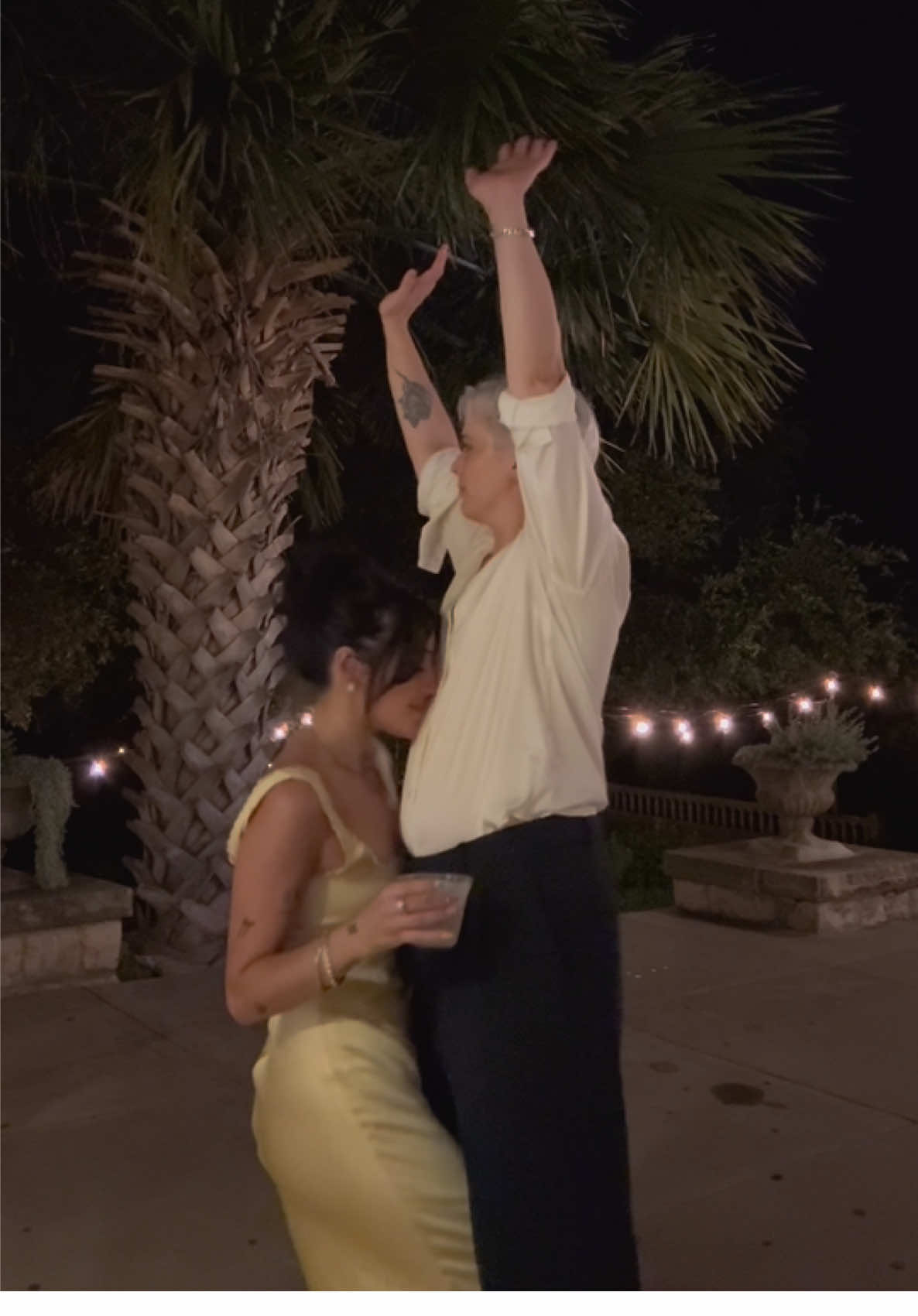 Everything becomes a music video lol #gf #wedding #lesbiansoftiktok #nikidemar 