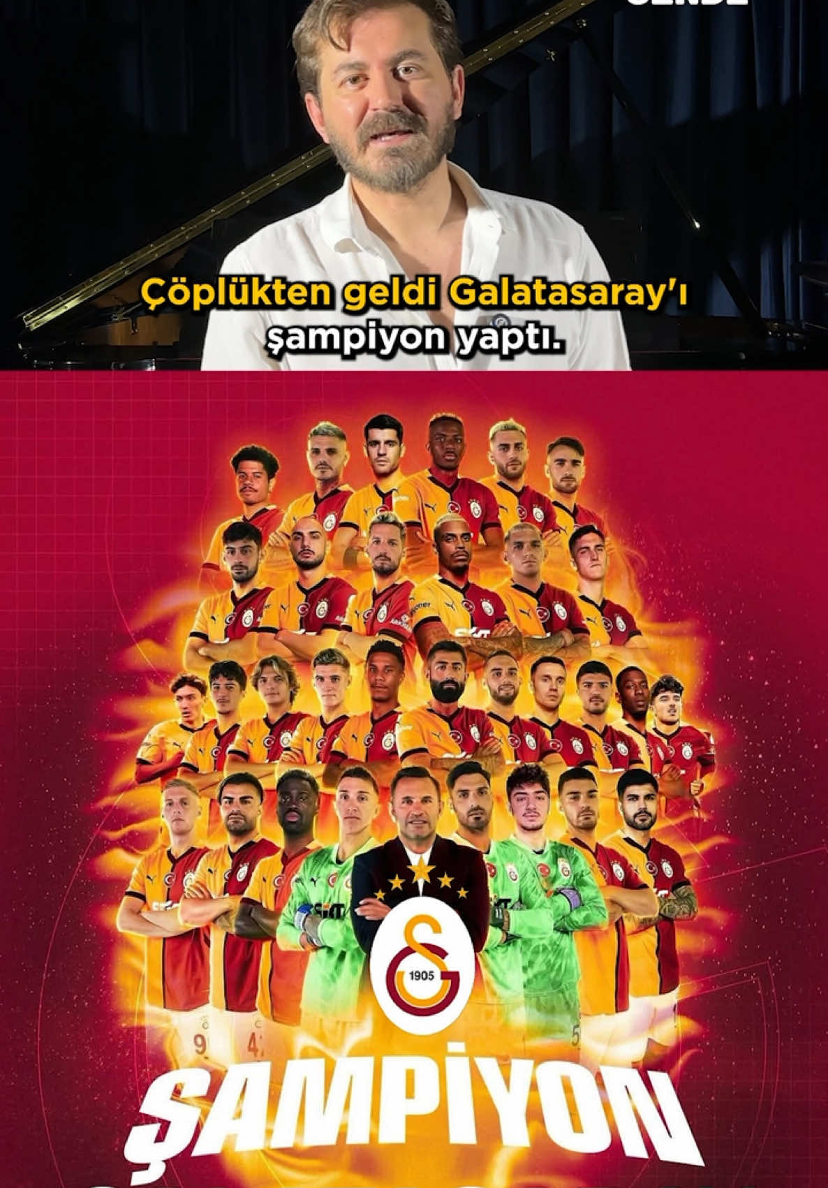 Galatasaray’ın 25. şampiyonluğu ve arma’ya takılan şanlı 5. yıldız tüm taraftar ve camiaya hayırlı olsun.  - Mahmut Göde 👉  @Mahmut Göde  - İçeriğin tamamı Cevap Sende YouTube kanalında.  #galatasaray #mahmutgöde  #cevapsende