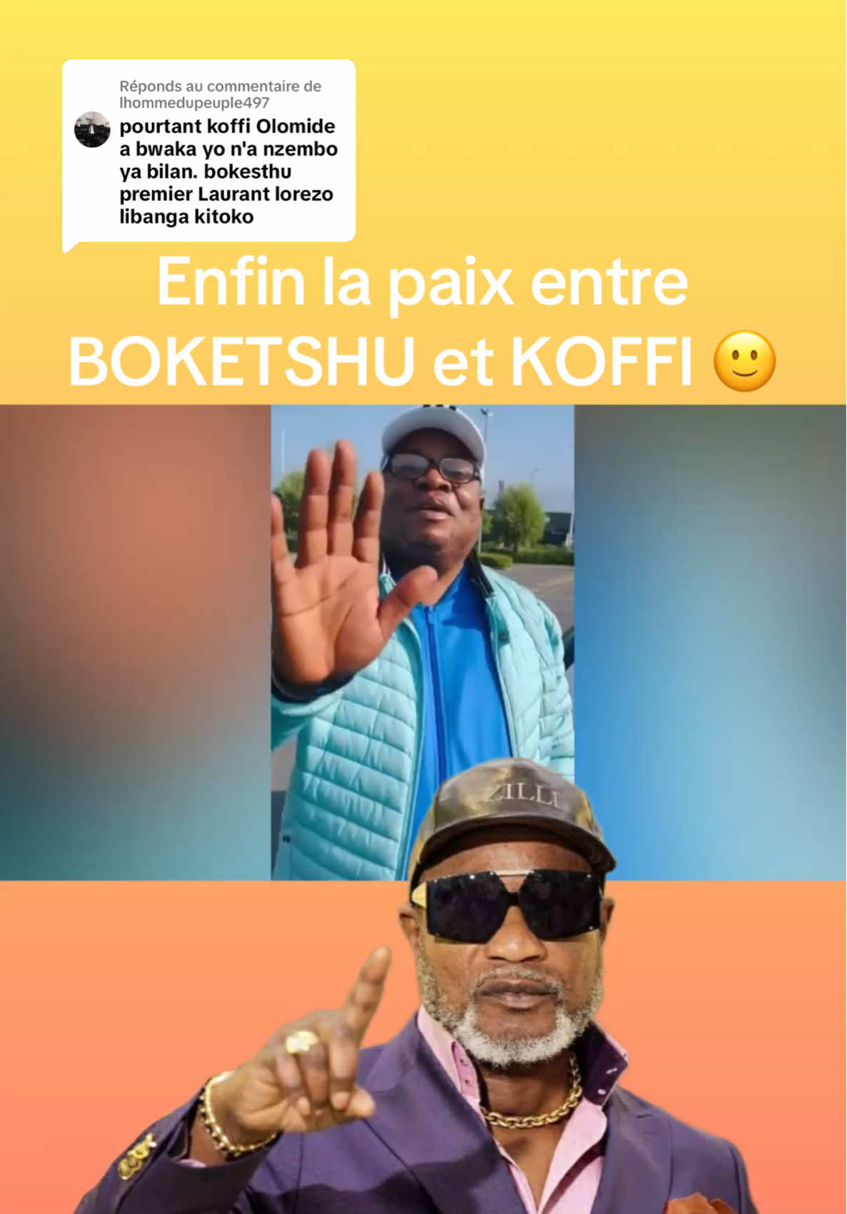 Réponse à @lhommedupeuple497 #boketshuwayambo #koffiolomide #musiquesenegalaise #rdcongo🇨🇩 #congolerie 
