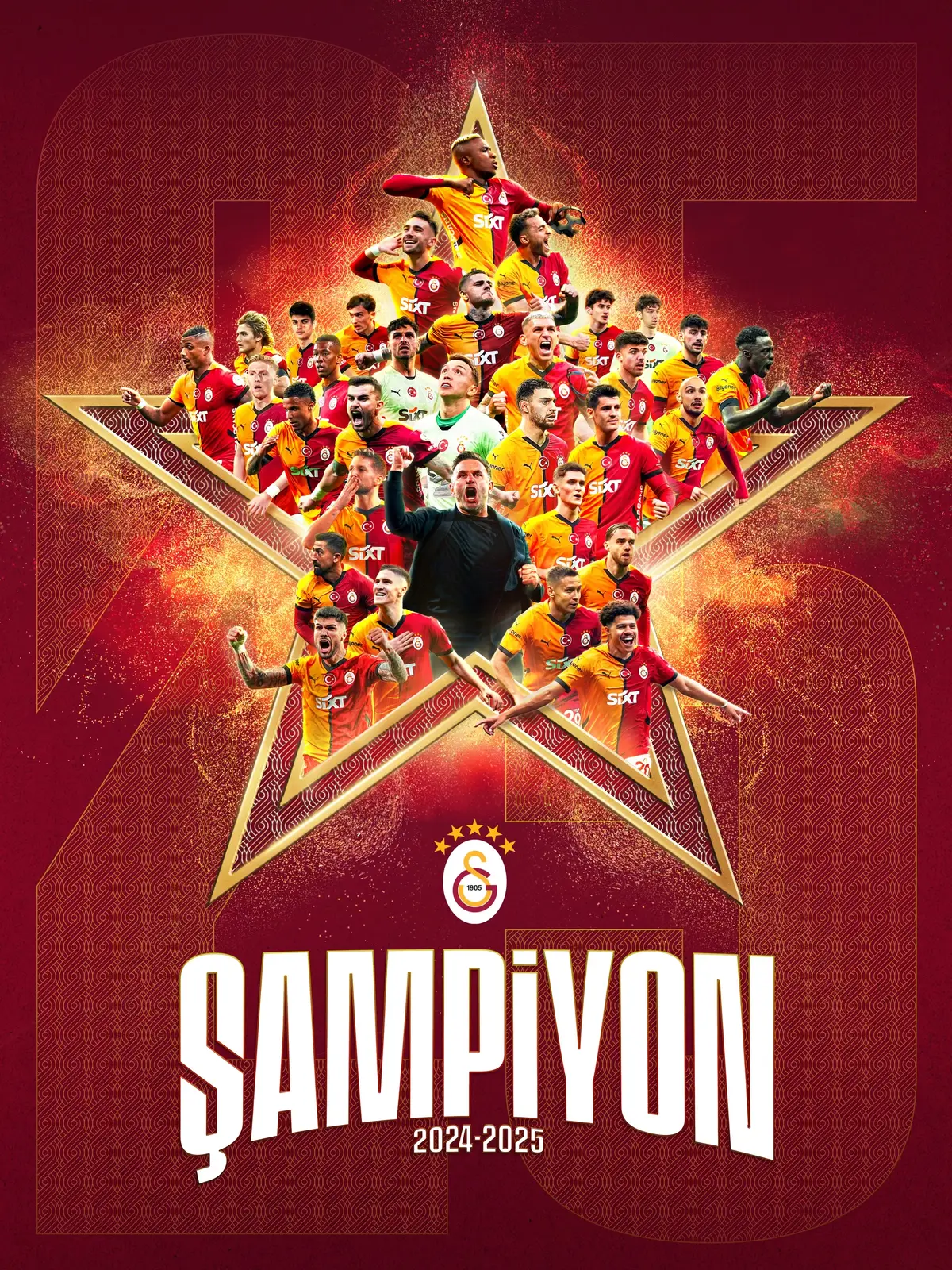 Türkiye’nin ilk ve tek 5 yıldızlı şampiyonu 𝐆𝐀𝐋𝐀𝐓𝐀𝐒𝐀𝐑𝐀𝐘! ⭐️⭐️⭐️⭐️⭐️ #5YıldızlıŞampiyon