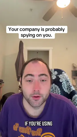This is how your company spies on you at work.  #techtok #Tech #technology #cybersecurity #security #datasecurity #privacy #privacymatters #iphone #android #mac #ios #windows #microsoft #apple #monitoring #computer #work #corporate #corporatetiktok 