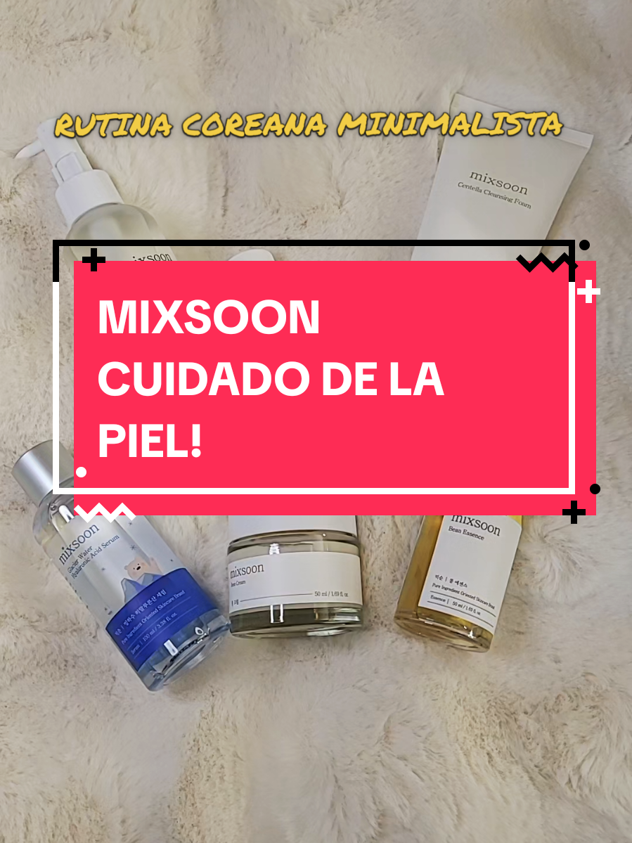 CUIDADO DE LA PIEL! #mixsoon #skincare #cuidadodelapiel #kbeauty #rutinacoreana #skincareroutine #mixsoonbeanessence 
