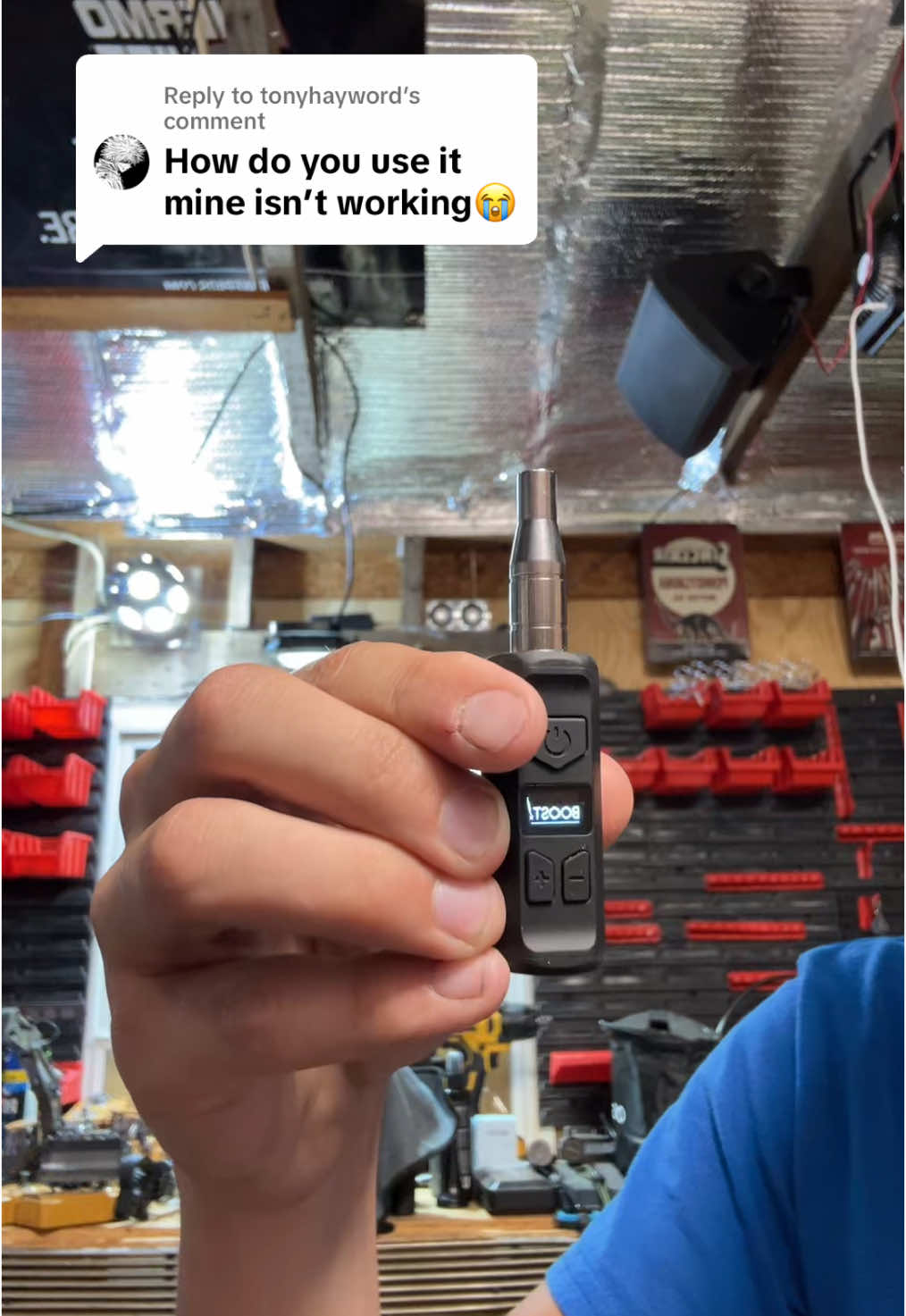 Replying to @tonyhayword #laser #laserpointer #soldering #solderingiron #tool #battery #510threadbattery #510thread #TikTokShop 