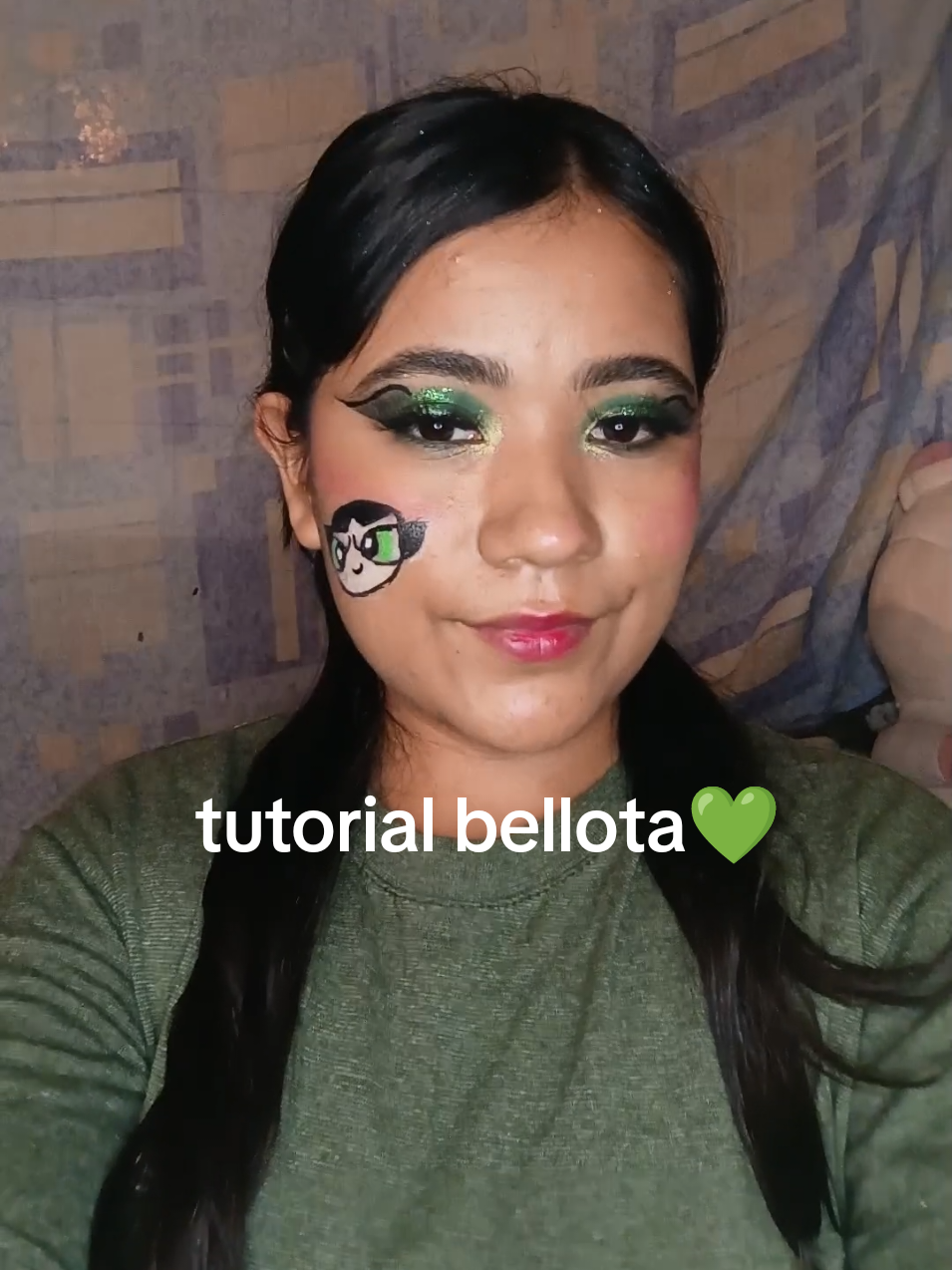 #bellota💚  #makeuptutorialvideos  #verde  #makeupartist 