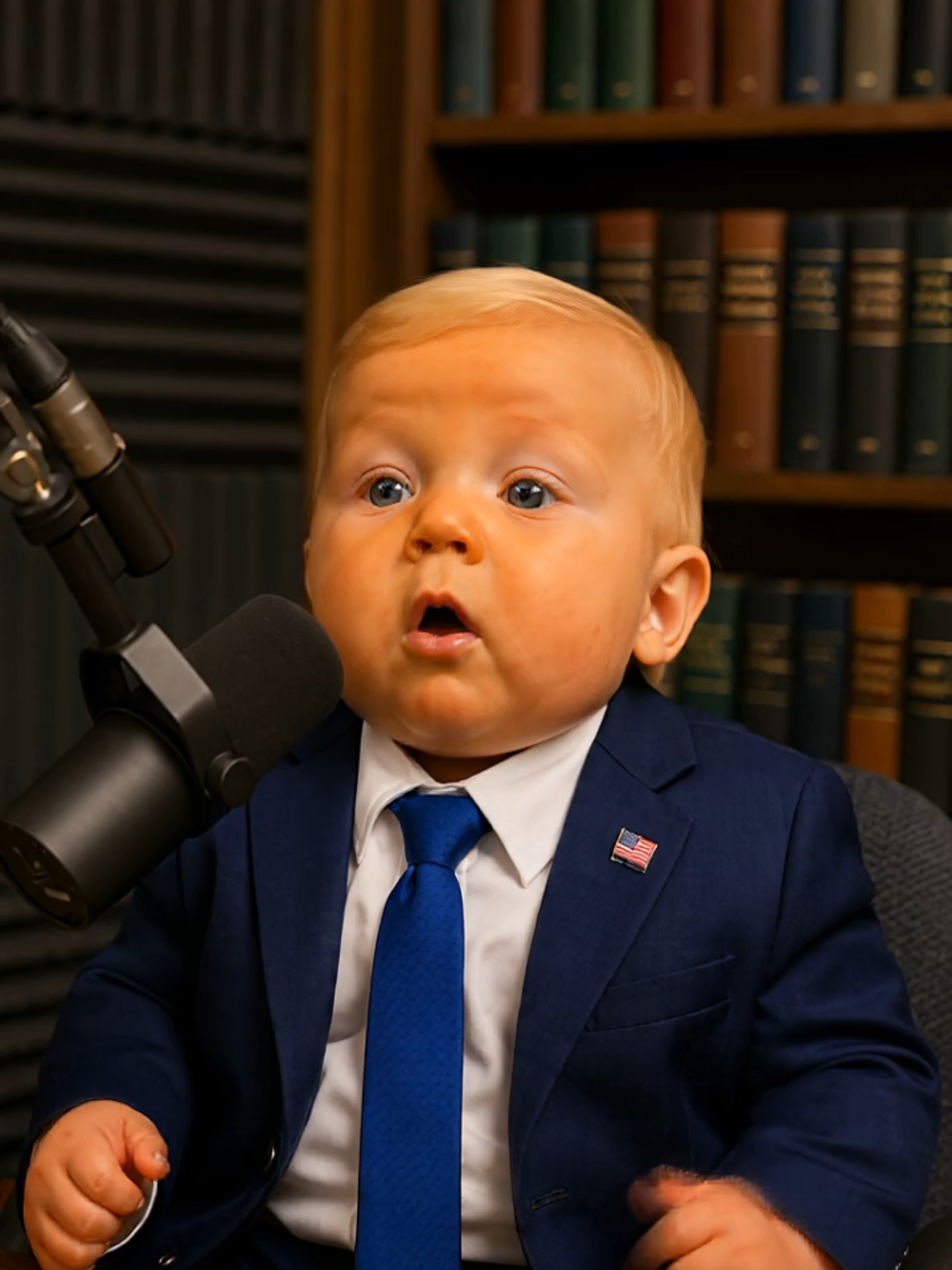 Donald Trump asked Joe Rogan for Endorsement 😭🤣  #cutie #cutebaby #funnyvideos😂 #babylove #funnybaby #babytalkm #babypodcast #trumpsupporters