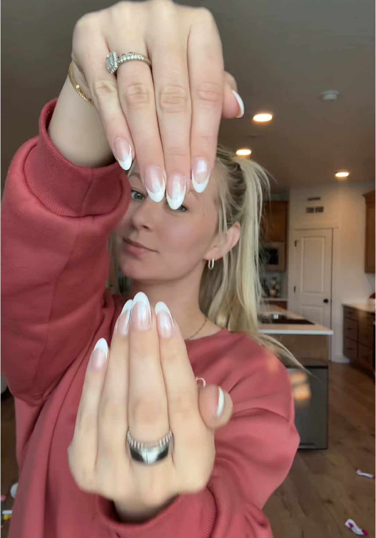 We love a fresh set  #nailinspo #nailtrends #nailtransformation #momlife 