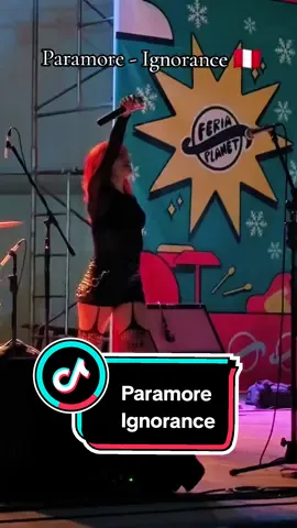 Tributo a Paramore - Ignorance en la @Feriaplanet 🌍 #paramore #ignorance #limaperu #conciertos #rock 