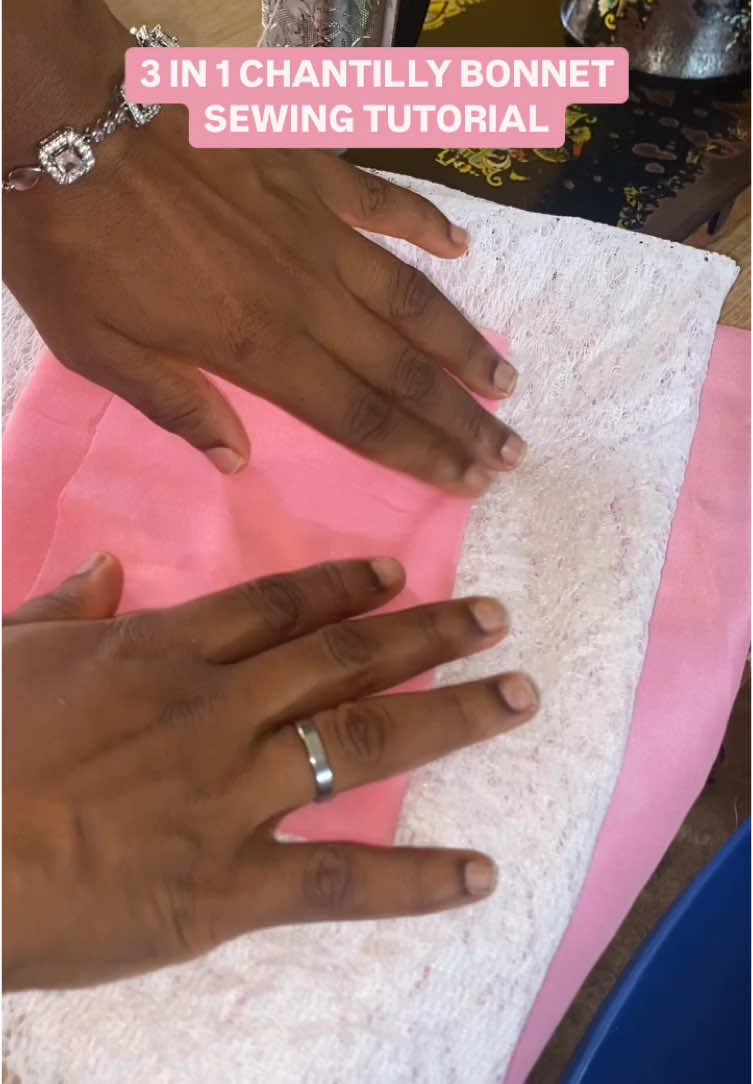 If you want more tutorials like this, make sure to follow🥰 #tutorial #3in1bonnet #chantillybonnet #3in1bonnettutorial #howtosew3in1bonnet #fyp #bonnet  #viral #สโลว์สมูท #SmallBusiness #smallbusinessowner #creatorsearchinsights #1m #explore #ibadan #lagos #shoptheabwbrand #1millionviews #explore #reels