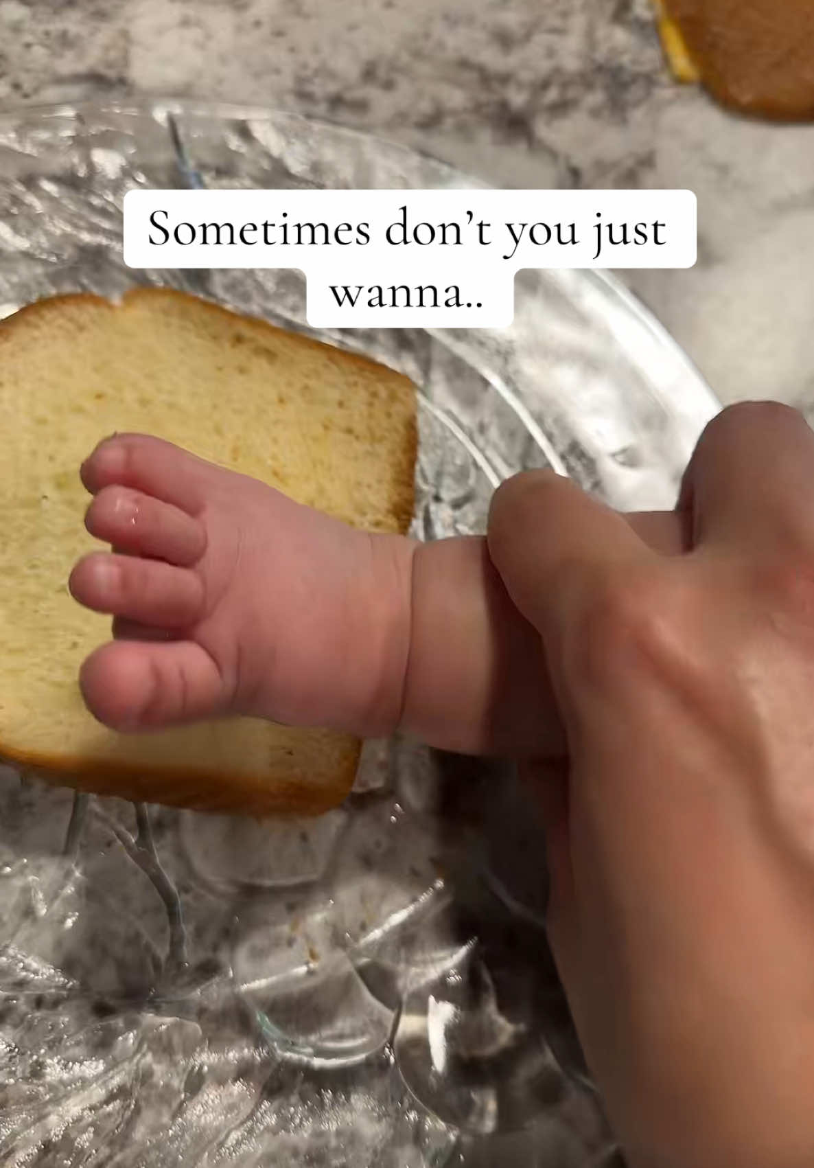 Baby foot sammich  *no babies were harmed in the making of this video* #babytok #babyfoot #babyparody #funny