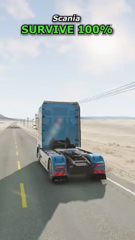 Which truck will go over the potholes? #beamngdrive #beamngdrivemods #fyp 