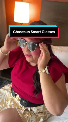 CHASESUN smart glasses. Hands-free calling, music and voice assistant. Blocks UV rays and works with iOS and android phones. Great for home office or outdoors! #CHASESUN #Shades #Sunglasses #SmartGlasses #TikTokShopDealsForYouDays #TTSLevelUp #TikTokShopSummerTurnUp 