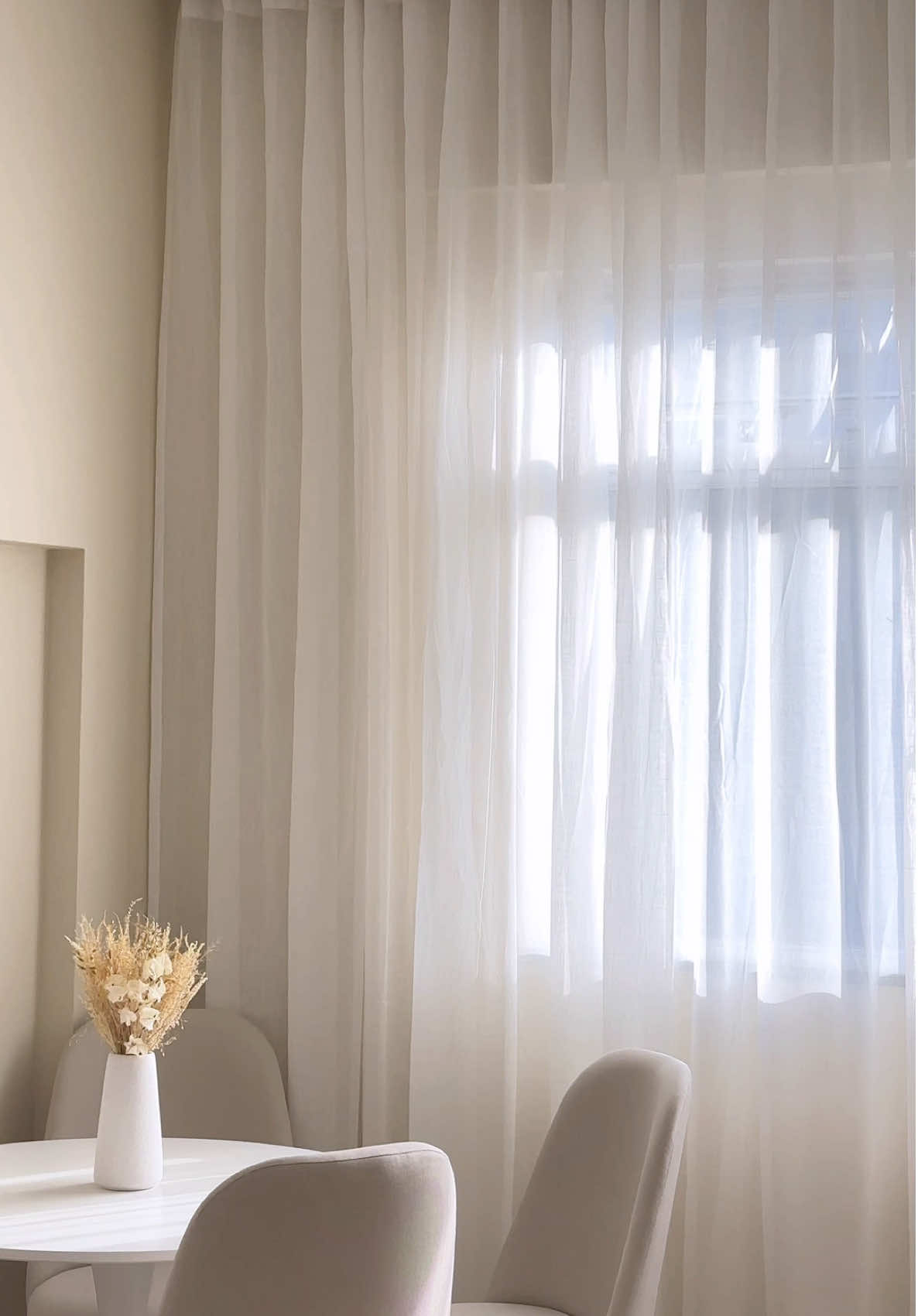 Cortina de gaze de linho que comprei na Shopee para o meu enxoval de casa nova! 🏡🤍 #cortina #shopee #cortinas #shopeehaul #shopeecheck #shopeefinds #achadosdashopee #achadinhosshopee #achadinhosdashopee 