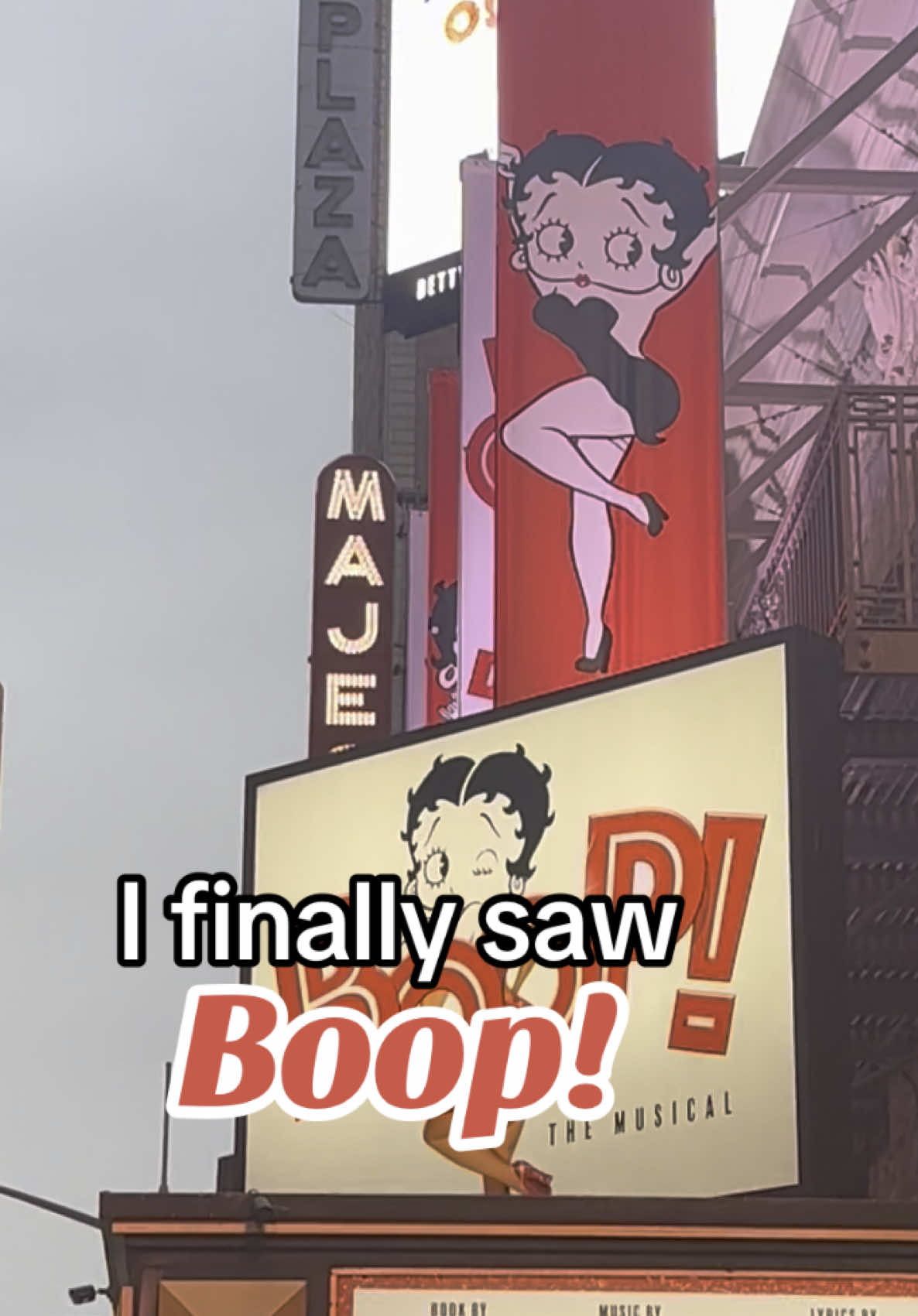More thoughts to come in a few days after I’ve returned from show to see Jasmine Amy Rogers. Victoria Byrd was amazing as Boop. I’m just still formulating my thoughts! ❤️ #boop #bettyboop #bettyboopmusical #broadway #broadwaytok #theatretok #musicaltheatre 