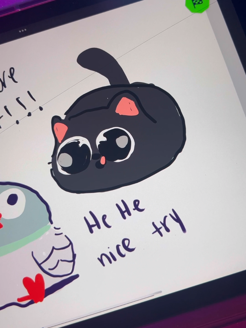 I challenged my drawing partner 😅 #artwork #duet #duo #parati #fyp 