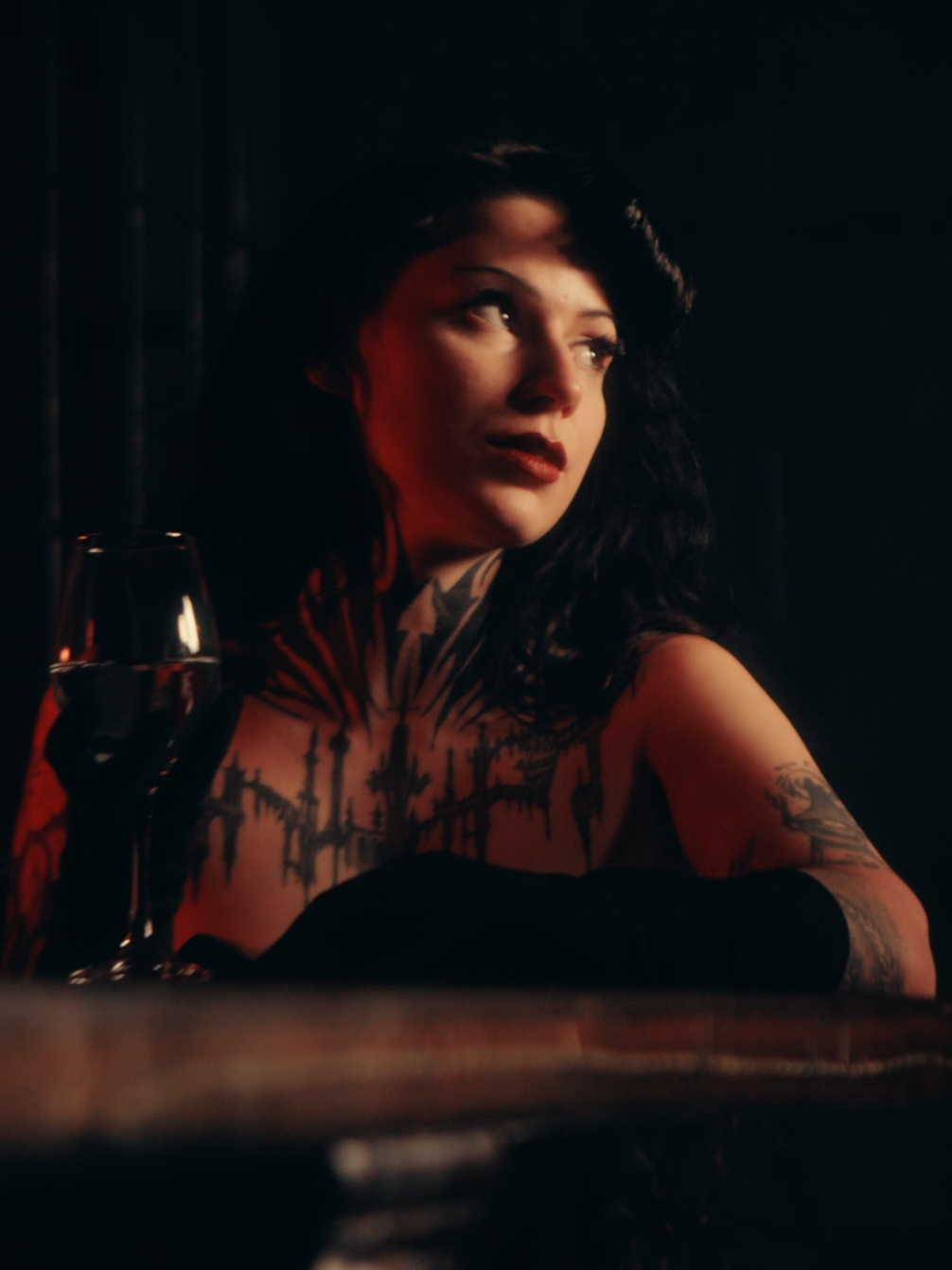 or would you quiver?  #fyp #gloves #goddess #tattoos 