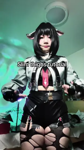 Jane Doe’s Slim thigh tutorial  - #janedoe #janedoecosplay #janedoezzz #zzz #zenlesszonezero #zenlesszonezerocosplay #zenlesszonezerojanedoe #zzzjanedoecosplay #zzzcosplay #cosplay #fyp #viral #cosplayreel #trending #cosplaygirl 