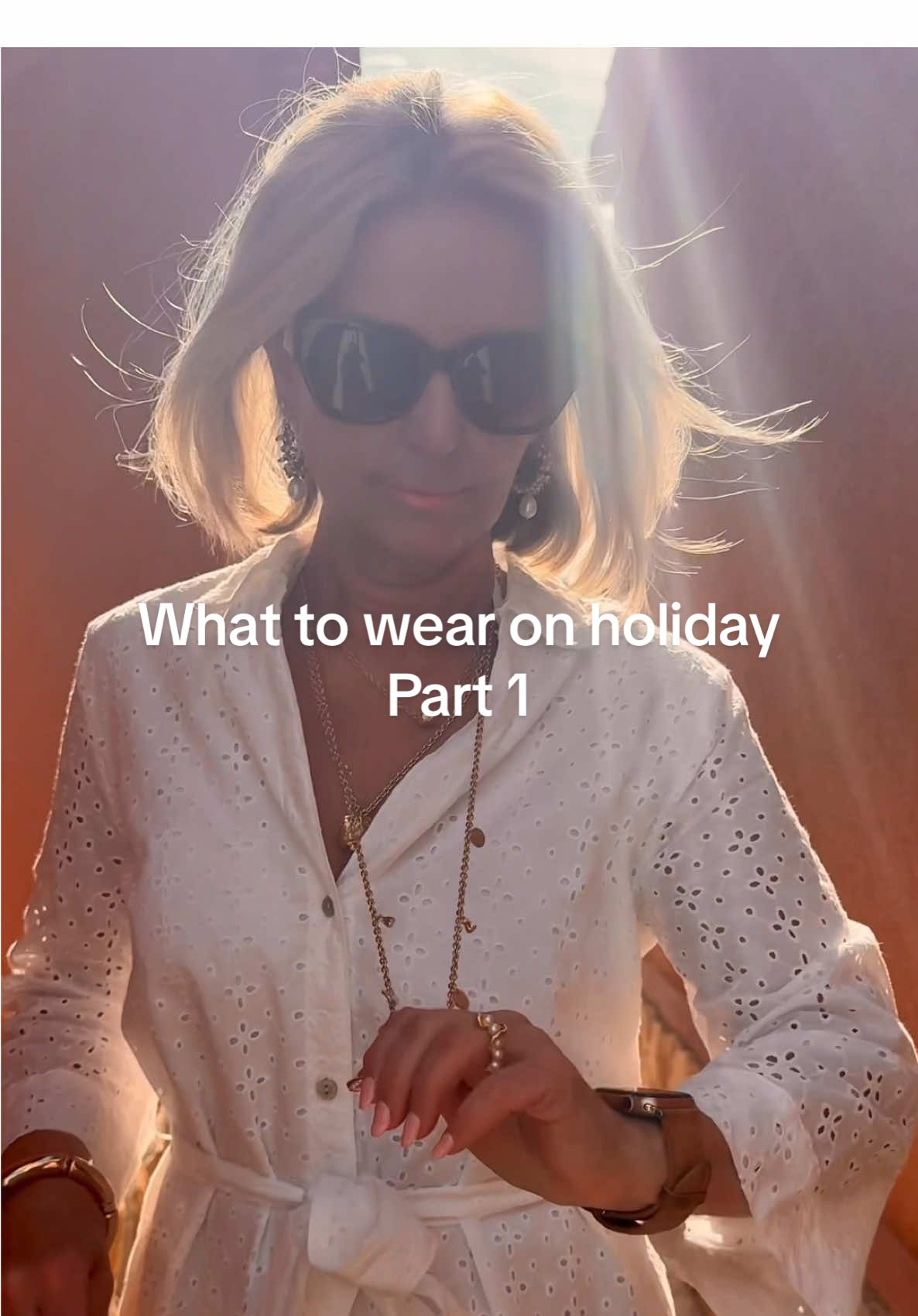 ✨What to Wear on Holiday: PART 1 ✨ Elegant Summer Outfit Idea for Women 50+ ☀️ White Dress + Gold Accessories = Effortless Chic in Spain 🇪🇸 Save this if you’re packing for a summer getaway! 🌿👗 Day 1 - more to come…….  Dress @lefties €16  #over50fashion #holidayoutfits #over60andfabulous #spaintravel #summerlook #effortlesselegance #whattowear #espadrilles #over50style #midlifestyle #fashionover50 #resortwearoutfits #vacationstyle #timelessstyle #hotweatheroutfit #whitedress #lefties #travelinstyle #holidaylook #summerstyle 
