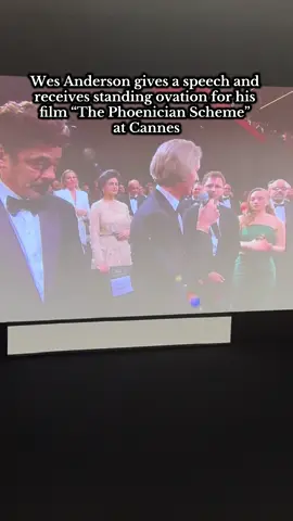 Wes Anderson debuted his new film “The Phoenician Scheme” at Cannes tonight! The cast is INSANE. Benicio Del Toro, Scarlett Johannsen, Tom Hanks, Michael Cera, Bennedict Cumberbatch, Bryan Cranston, and so many more The movie releases 5/30 and I cannot wait to hear what you think :) #wesanderson #thephoenicianscheme #cannes2025 @TikTok @tiktok creators 