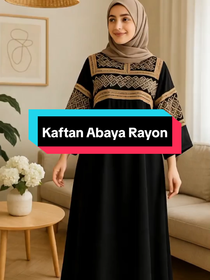 Kaftan abaya Rayon#kaftan #gamis #abaya #gamismodern #gamiskekinian 