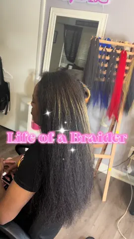 13 hour work day😍🤑🤑  #braids #braidersontiktok #dayinmylife 