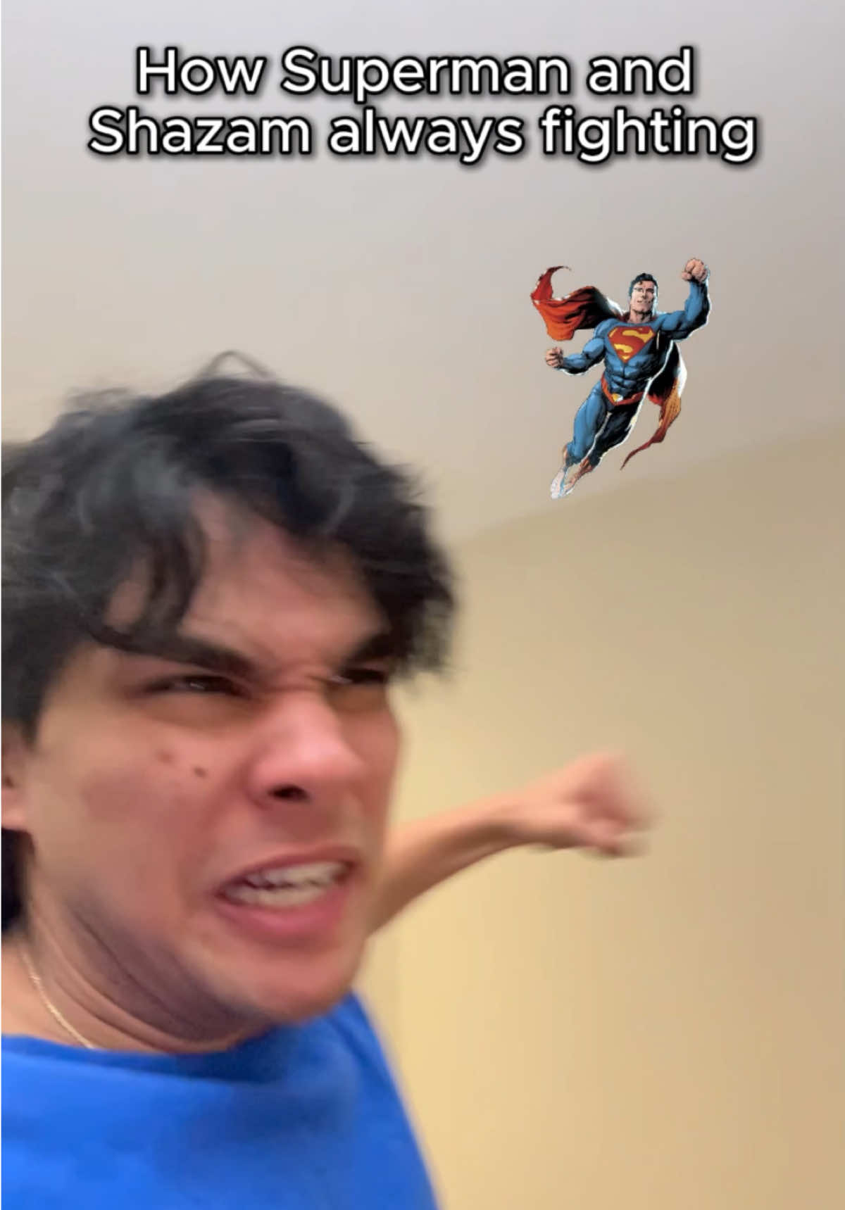 Superman stay havin beef w Shazam #dc #comics #superman #fyp 