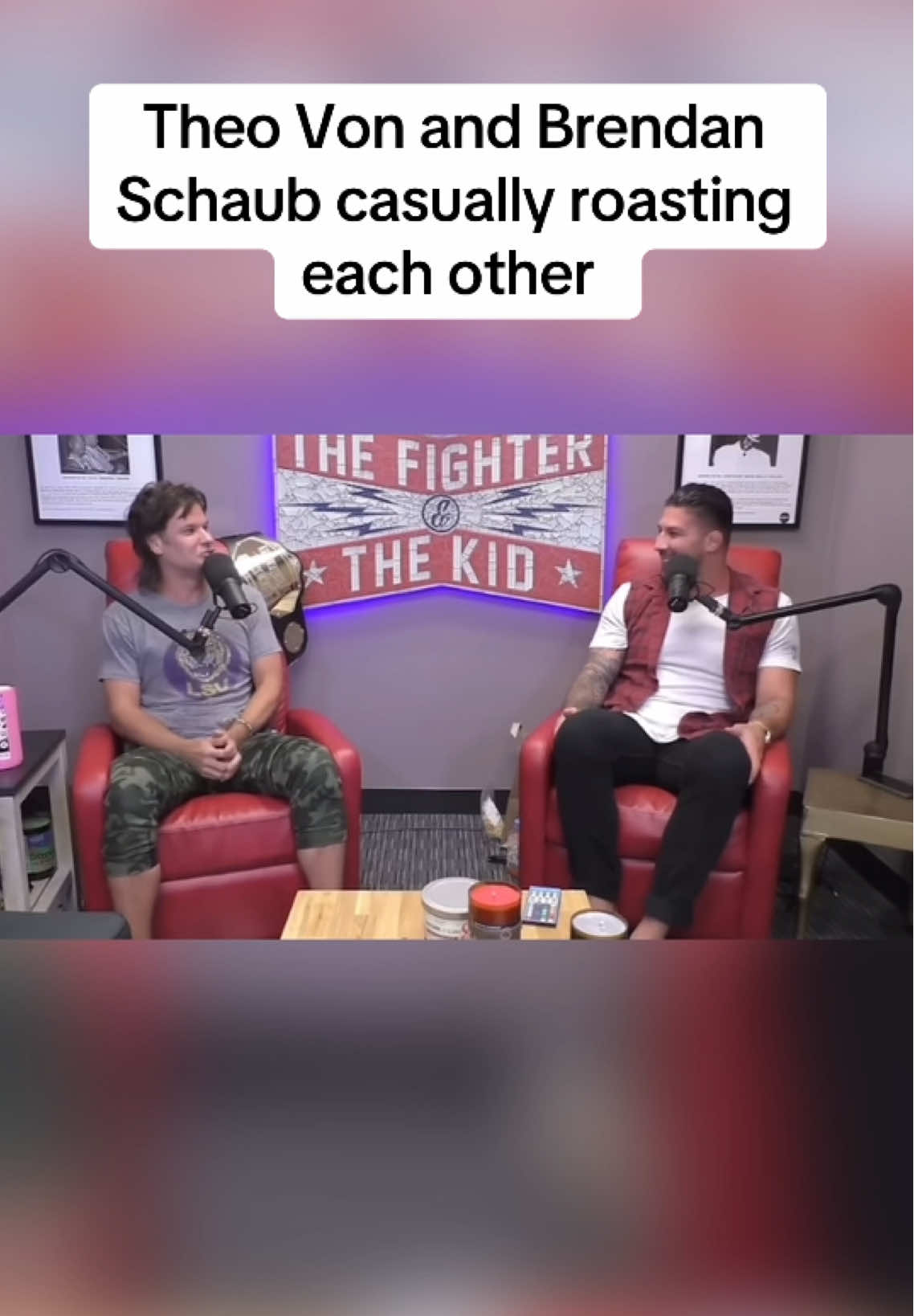 Theo Von and Brendan Schaub just casually roasting each other #theovon #comedian #podcast #funny #clips 