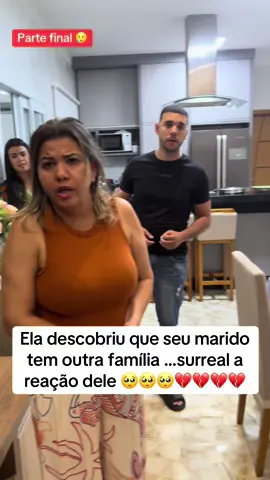 Ela descobriu que seu marido deu outra família e olha a reação dele #Triste #Perca #Traição #Notícia #Viral