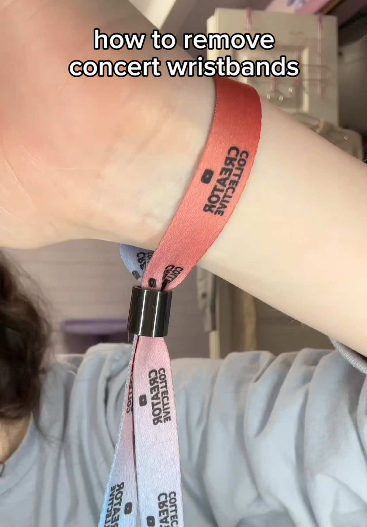how to remove a concert/festival wristband ribbon- WITHOUT CUTTING IT! 🫶🏻