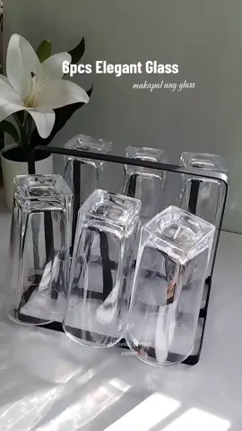 highly recommended glassware drinking set. Ang clasdy ng glass nato at makapal pa. #cup #glass #kitchenware #baso 