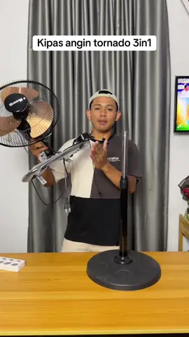 Kipas angin 3in1 tornado. Ukuran 12inch #kipasangin #kipasanginmurah #kipasangindinding #kipasangintornado 