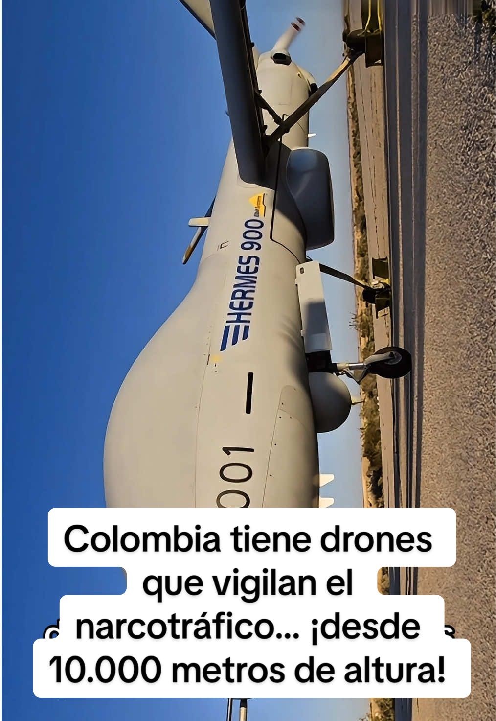 Colombia tiene drones que vigilan el narcotráfico… ¡desde 10.000 metros de altura! #DronesMilitares #FuerzaAéreaColombiana #Hermes900 #Hermes450 #TecnologíaMilitar #CapCut 