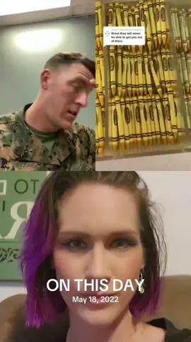 What is a marine without their crayons?? #hopefor22aday #military #army #marine #navy #airforce #coastguard #fyp #foryou #viralvideo 