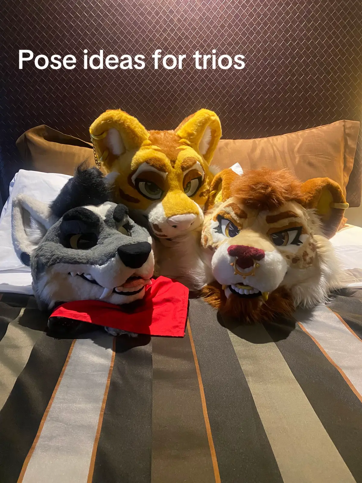 Pose ideas for trios @Zak_Kiing @- MARTH - #furry #fursuit #fursuiter #furryfandom #furrytiktok #furrycon 