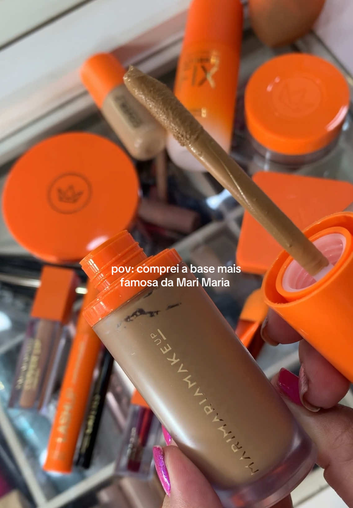 🧡🌟 #fypp #fyp #vaiprofy #marimaria #marimariamakeup #base #makeup #maquiagem #comprinhas @Mari Maria @Mari Maria Makeup 