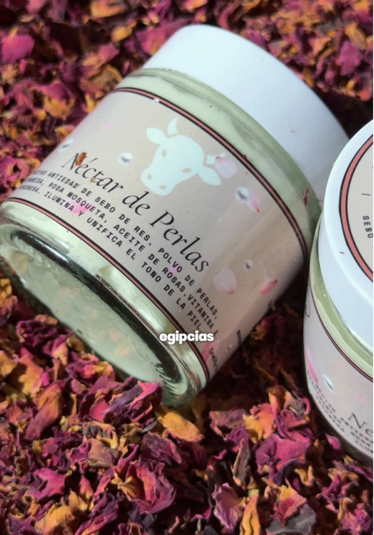 El secreto de Cleopatra ahora en tus manos, Crema de sebo de res ultra hidratante y luminosa!!!#creatorsearchinsights #beeftallow #cleopatra #cleopatraskincare #skincare #pearl #rosas 