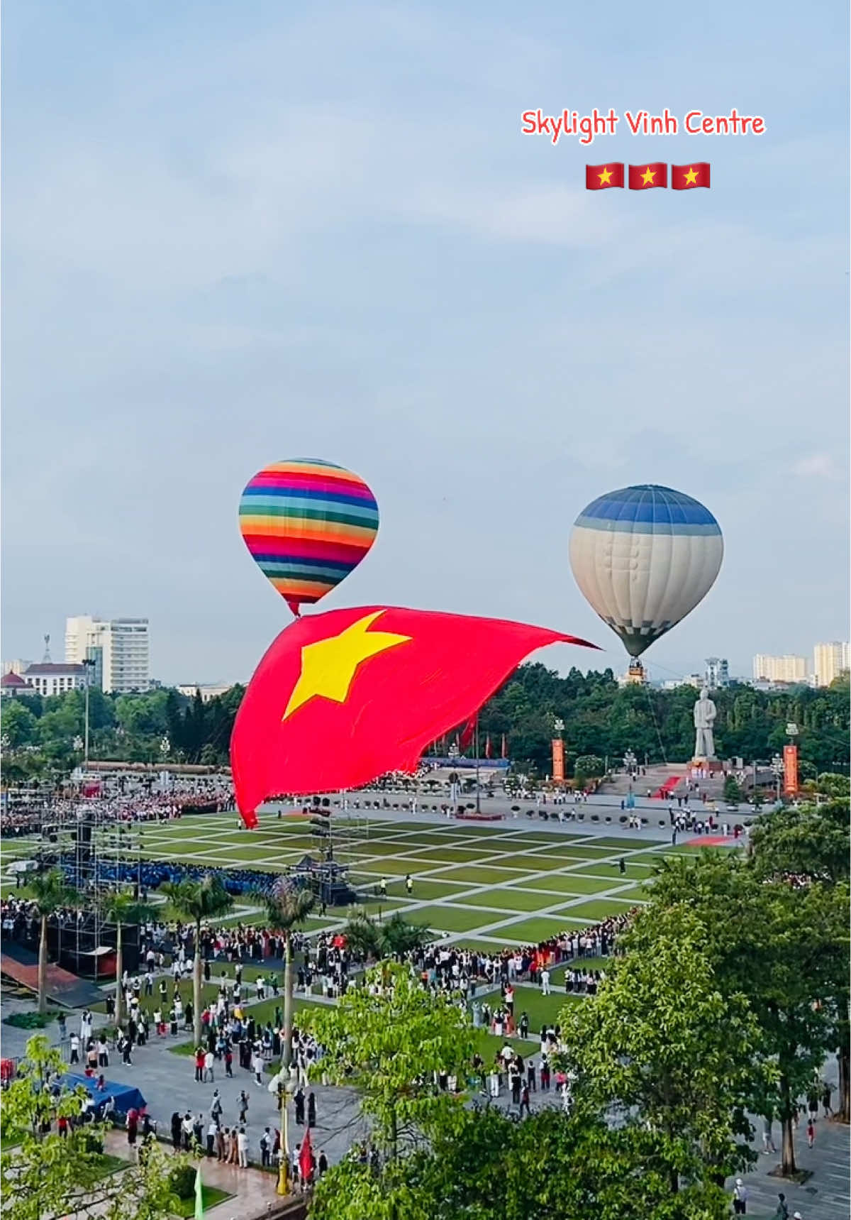 Hoà bình đẹp lắm ạ Chúc mừng 135 năm ngày sinh Chủ tịch Hồ Chí Minh ❤️ #skylight #skylightvinhcentre #135namngaysinhchutichhochiminh #hochiminh #chucmungsinhnhatbac #nghean #tpvinh 