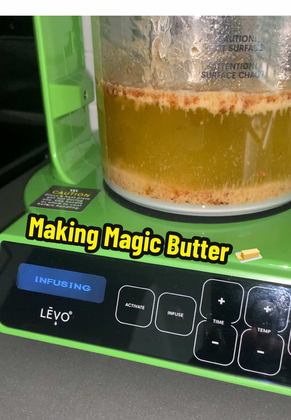 Love our new @LĒVO machine 🥹🥰 you can make magic butter using your stove as well 👩🏾‍🍳 grab our new cookbook to learn how ☁️💕✨ #garden #levo #butta #gardeningtiktok #cookbook  
