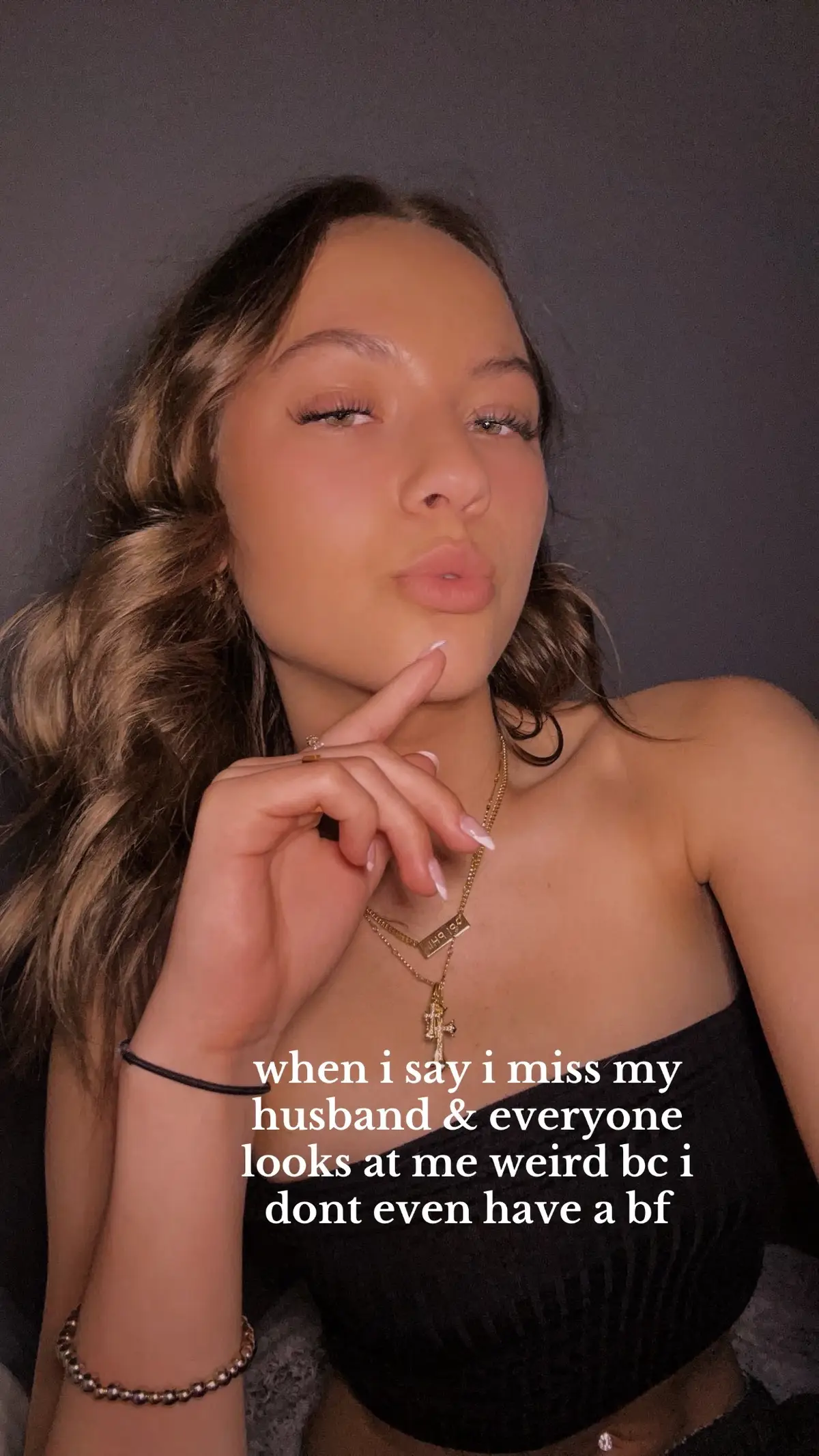 she ALWAYS knows @michaela 